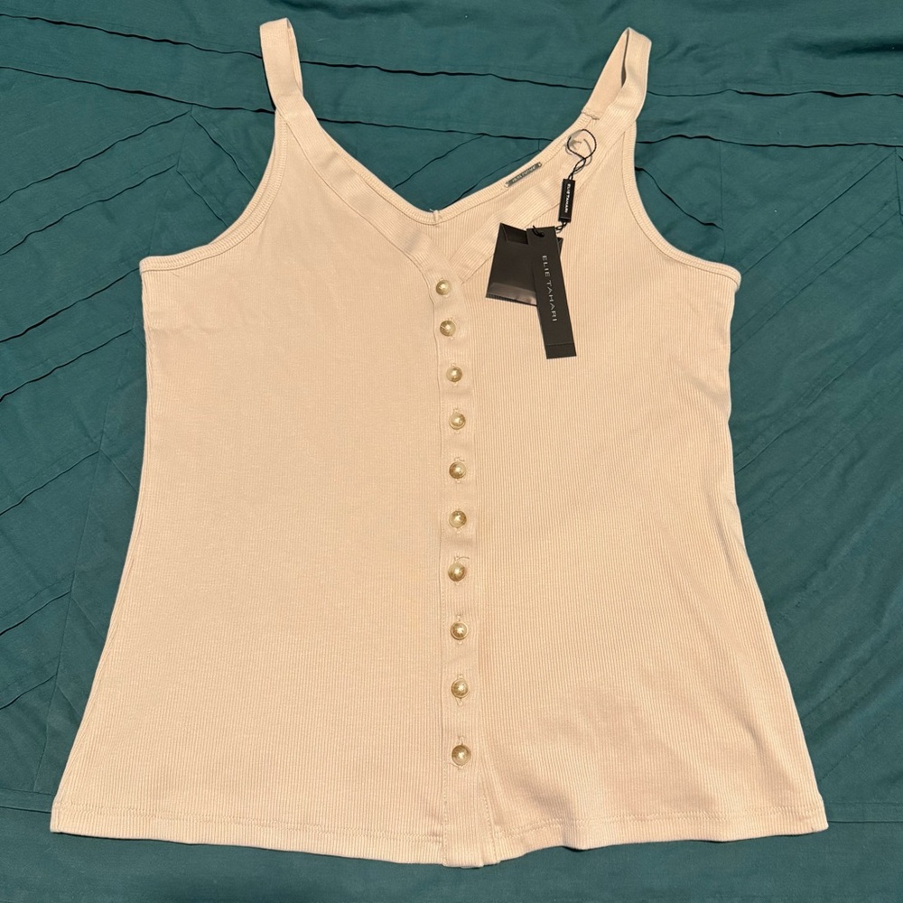 NWT Elie Tahari tank, size L